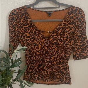 Guess Leopard Print Top